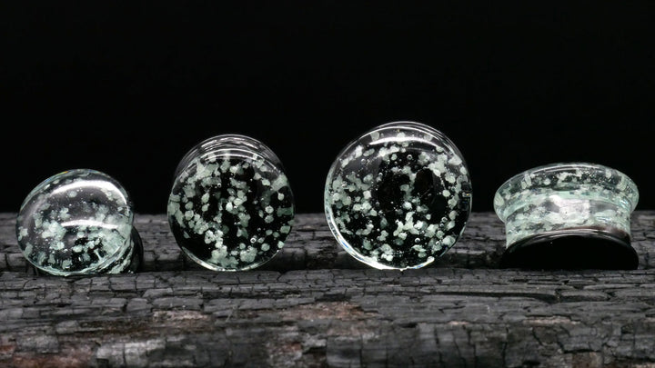 1x Plug aus Glas Glow 6-16mm - L4