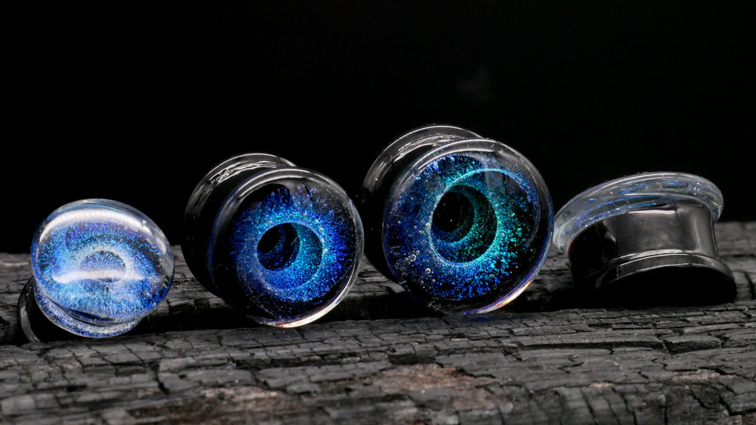 1x Plug aus Glas Universe 6-25mm - L4