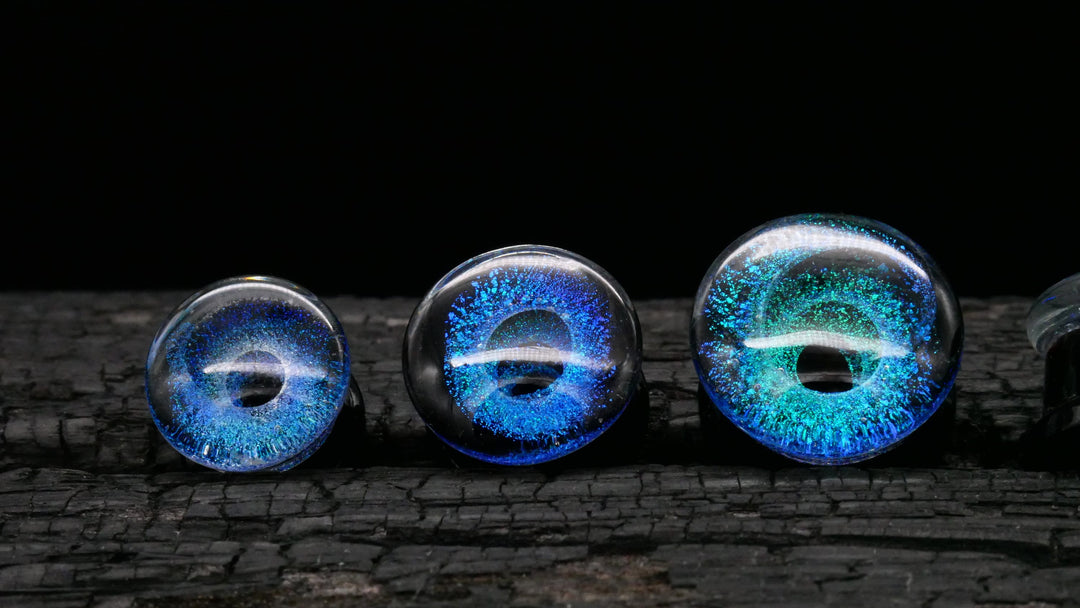 1x Plug aus Glas Universe 6-25mm - L4