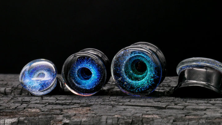 1x Plug aus Glas Universe 6-25mm - L4