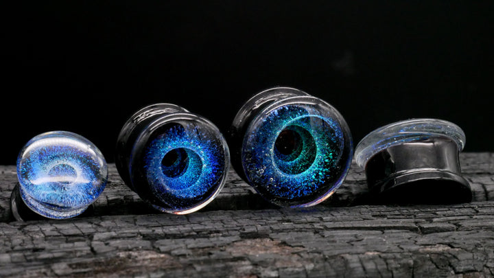 1x Plug aus Glas Universe 6-25mm - L4