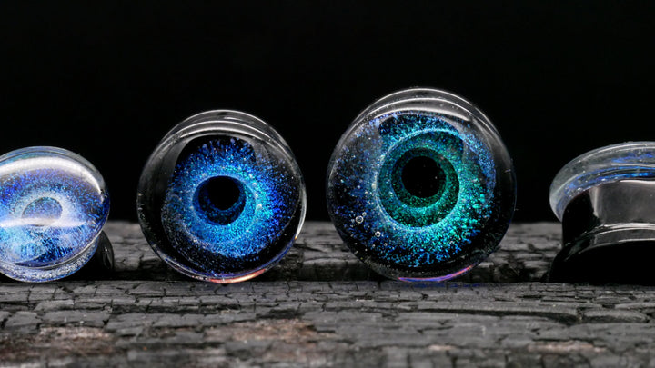 1x Plug aus Glas Universe 6-25mm - L4