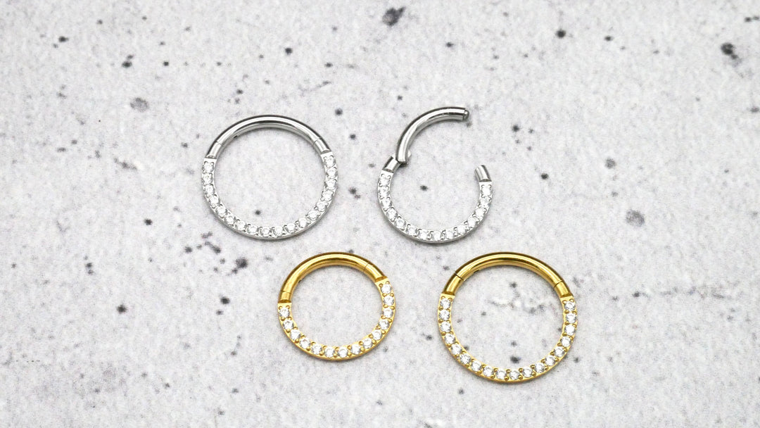 TITAN Piercing Ring Septum Helix Daith Tragus - 1G/16