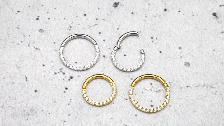 TITAN Piercing Ring Septum Helix Daith Tragus - 1G/16