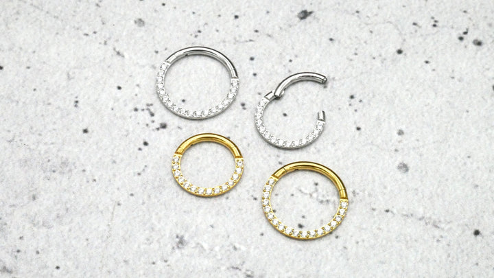 TITAN Piercing Ring Septum Helix Daith Tragus - 1G/16