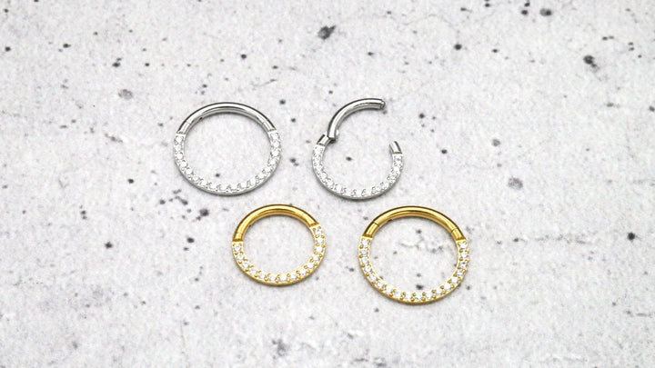 TITAN Piercing Ring Septum Helix Daith Tragus - 1G/16