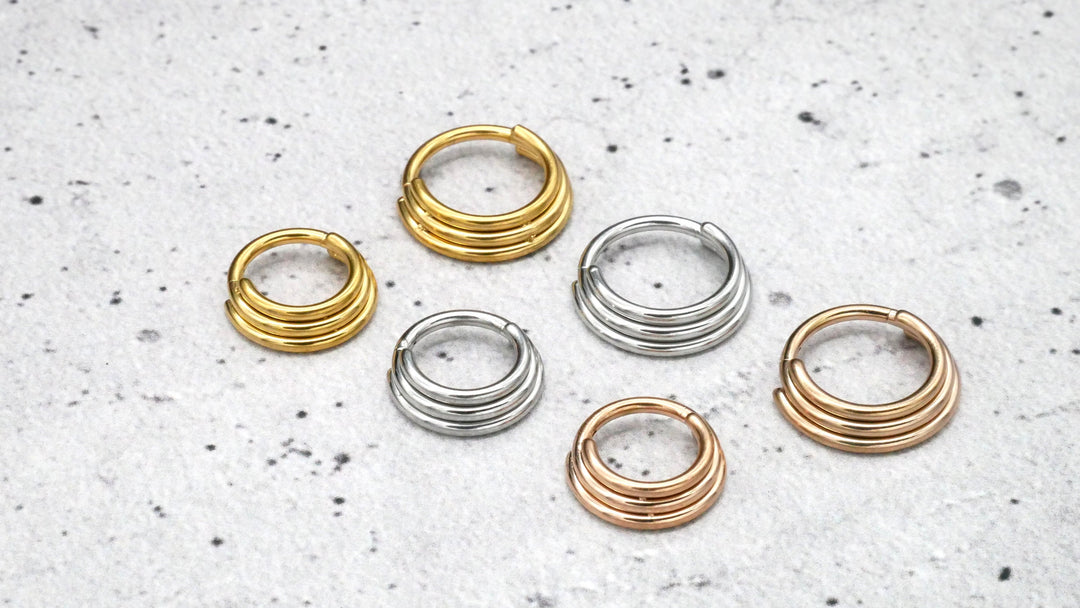 Piercing Ring Septum Helix Daith Tragus - 1G/14