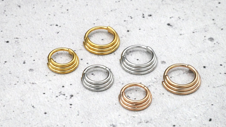 Piercing Ring Septum Helix Daith Tragus - 1G/14
