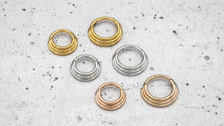 Piercing Ring Septum Helix Daith Tragus - 1G/14