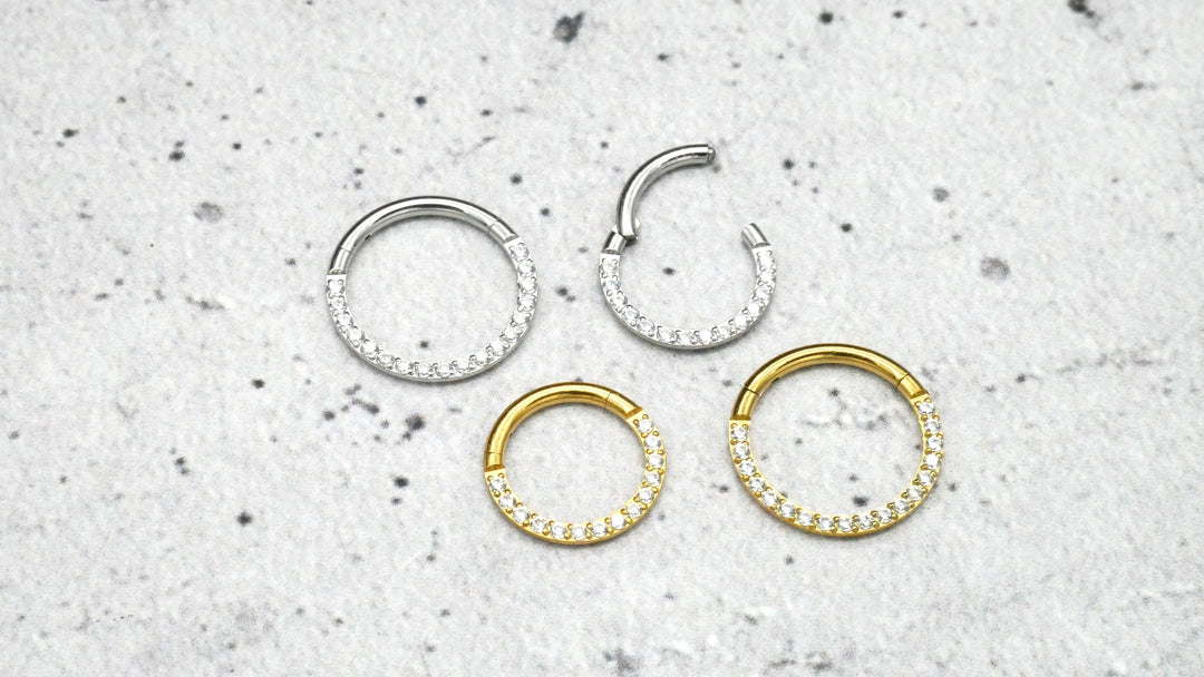 TITAN Piercing Ring Septum Helix Daith Tragus - 1G/16