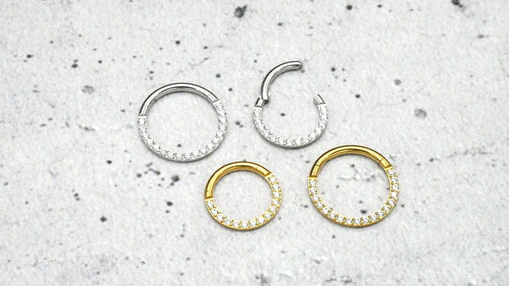 TITAN Piercing Ring Septum Helix Daith Tragus - 1G/16