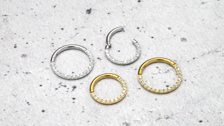 TITAN Piercing Ring Septum Helix Daith Tragus - 1G/16