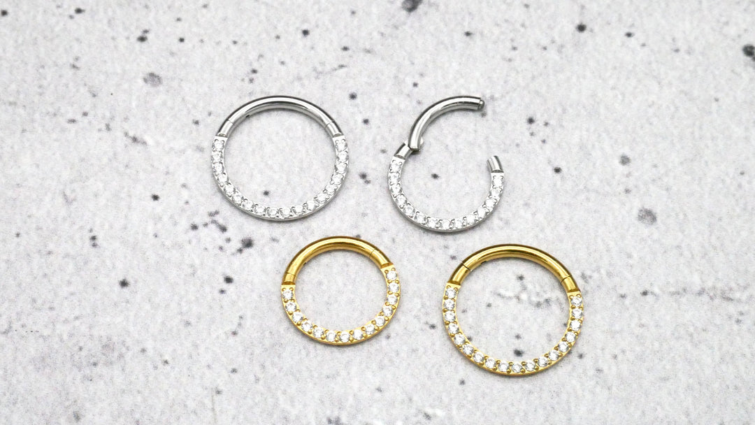 TITAN Piercing Ring Septum Helix Daith Tragus - 1G/16