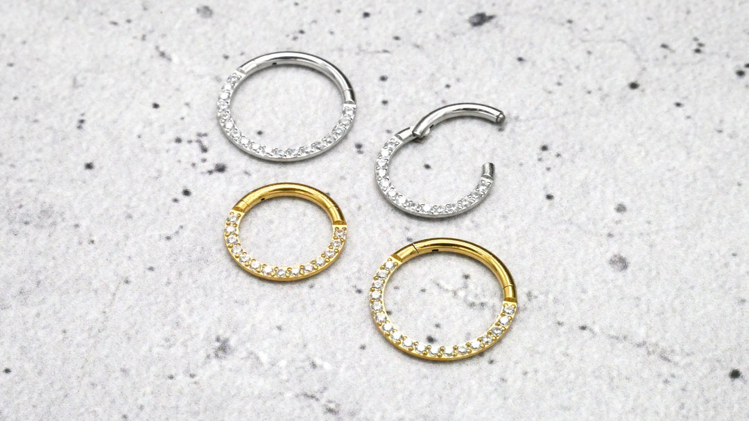 TITAN Piercing Ring Septum Helix Daith Tragus - 1G/16