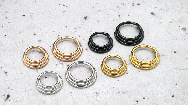 Piercing Ring Septum Helix Daith Tragus - 1G/14