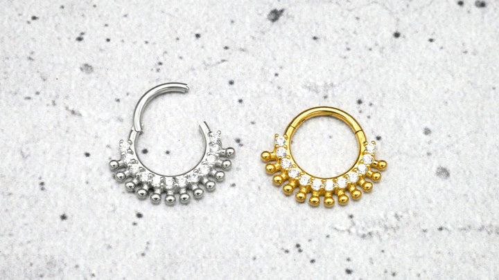 Piercing Ring Septum Helix Daith Tragus - 1G/16
