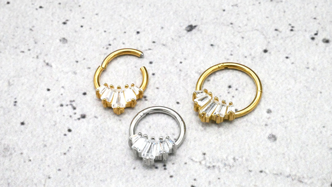 Piercing Ring Septum Helix Daith Tragus - 1G/18