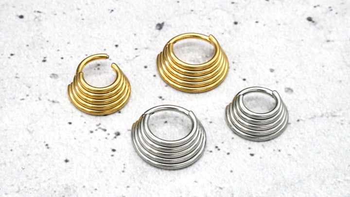 Piercing Ring Septum Helix Daith Tragus - 1G/18