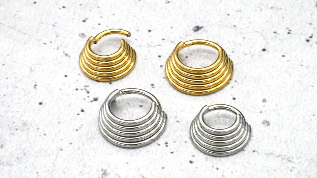 Piercing Ring Septum Helix Daith Tragus - 1G/18