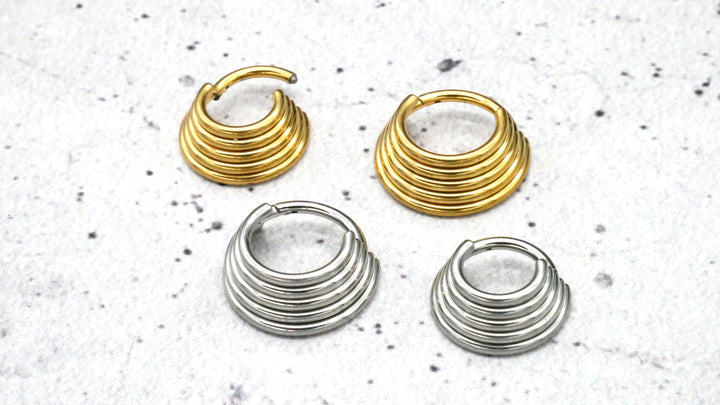 Piercing Ring Septum Helix Daith Tragus - 1G/18