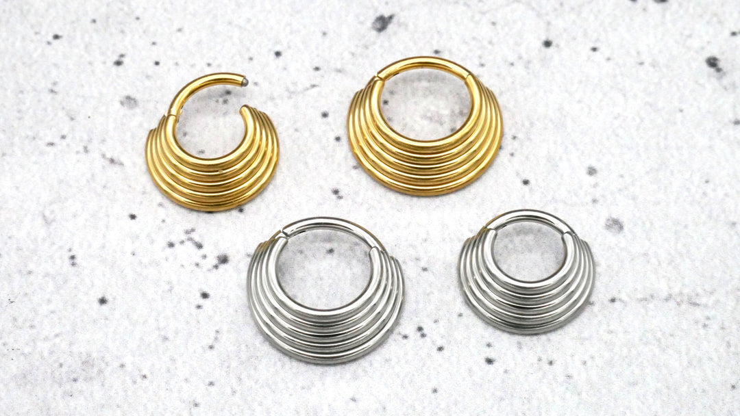 Piercing Ring Septum Helix Daith Tragus - 1G/18