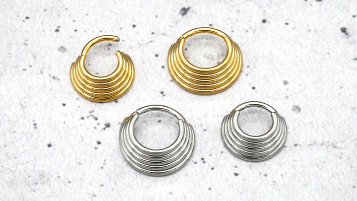 Piercing Ring Septum Helix Daith Tragus - 1G/18