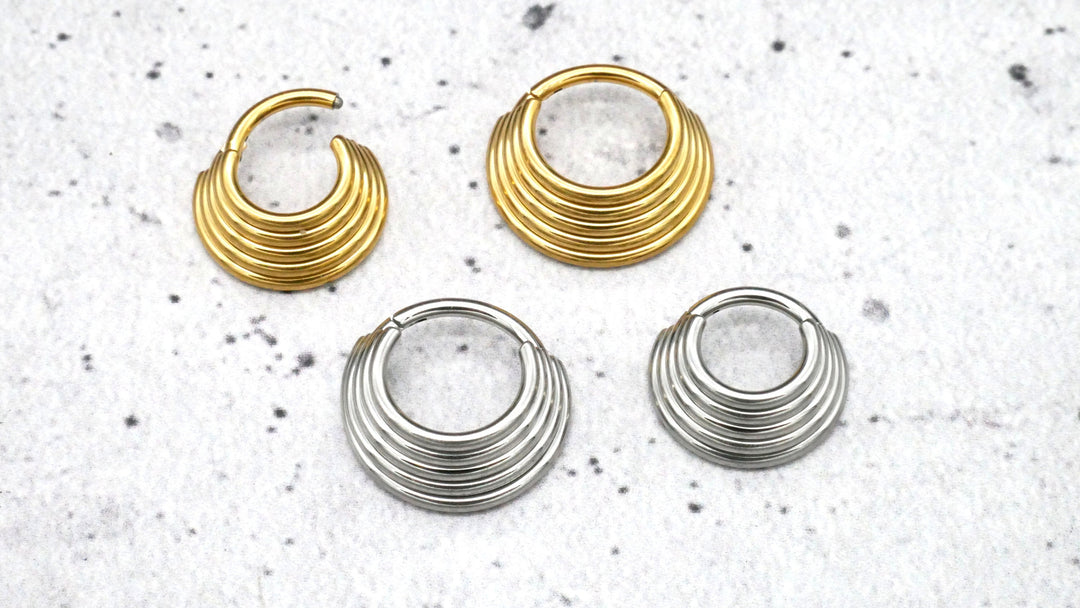 Piercing Ring Septum Helix Daith Tragus - 1G/18