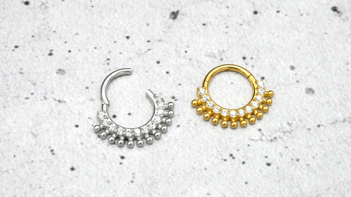 Piercing Ring Septum Helix Daith Tragus - 1G/16