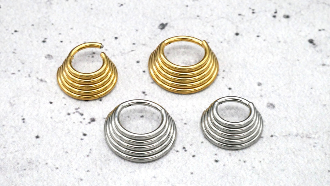 Piercing Ring Septum Helix Daith Tragus - 1G/18