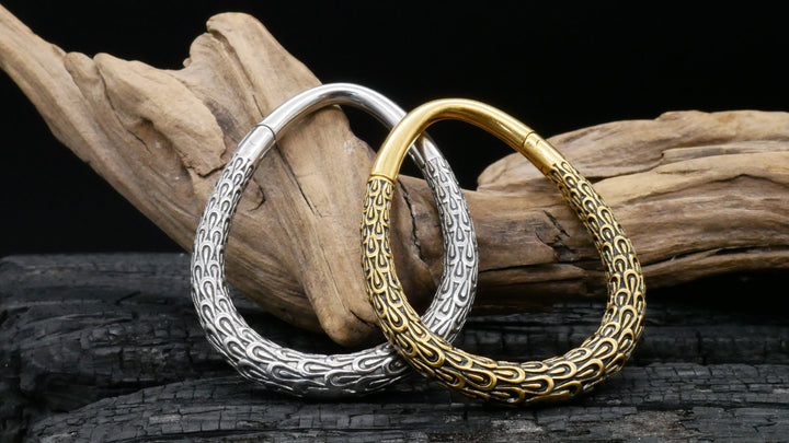 Paar Ohrgewichte Gold Silber 3mm - EE-1