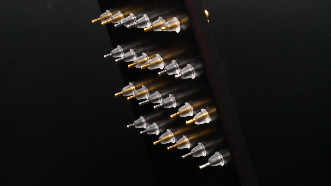 Paar Ohrstecker mit Schmuckstein - 1L/05