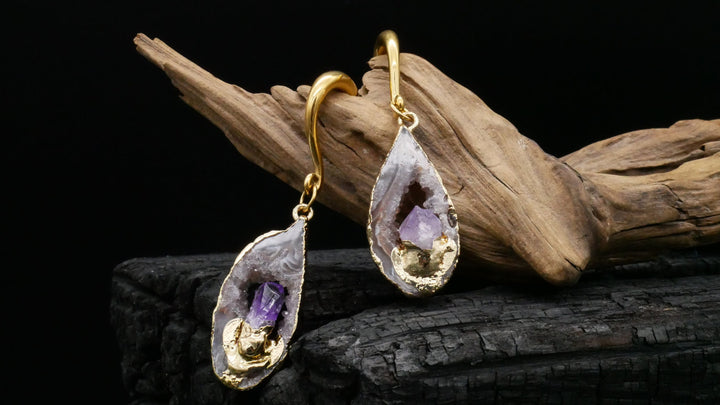 Ohrringe AMETHYST - EE-7