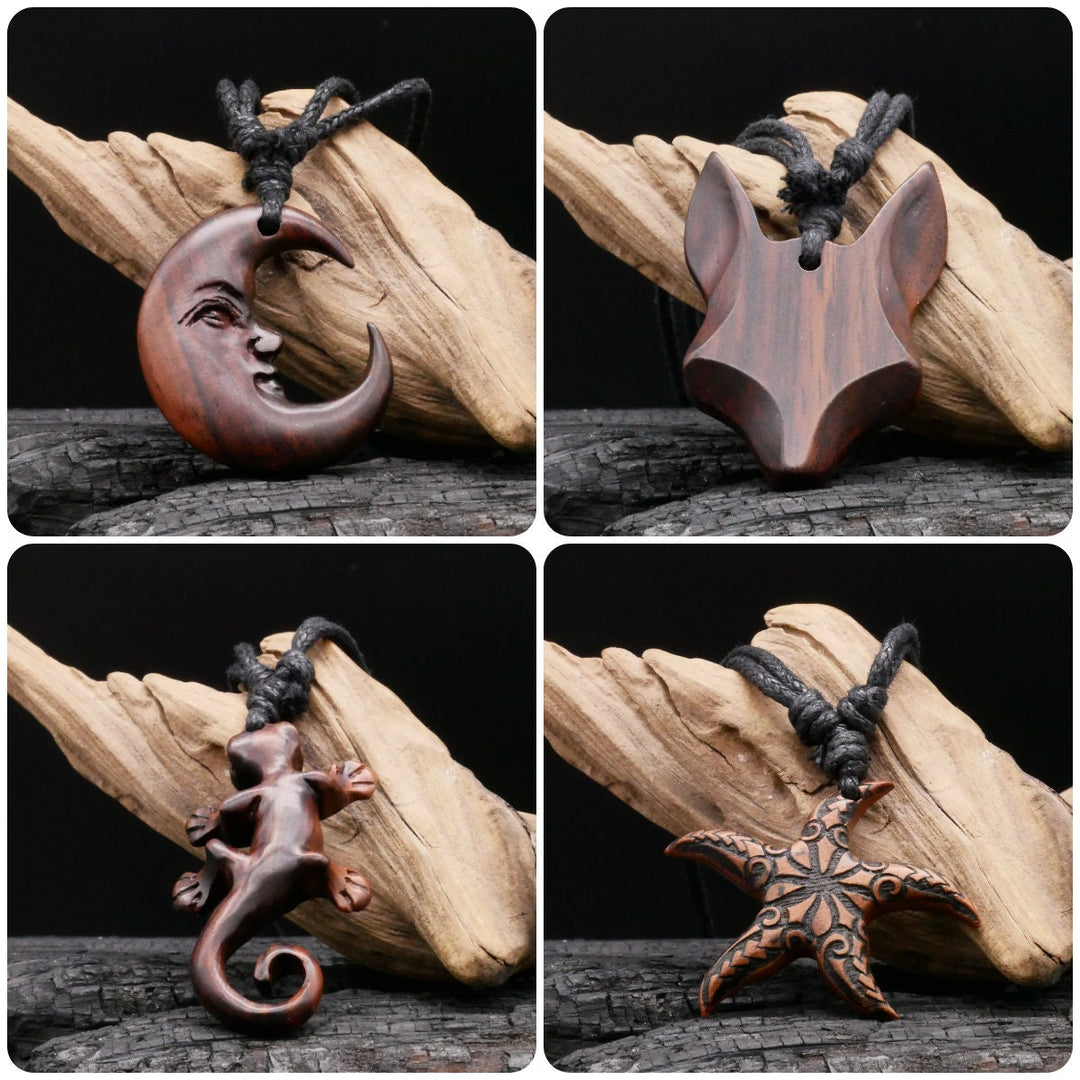 Amulett aus Holz - FF-7