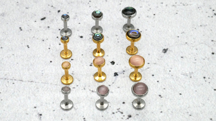 Push-In Piercing/Labret/Medusa/Tragus Chirurgenstahl - 1I/15
