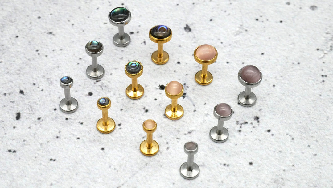 Push-In Piercing/Labret/Medusa/Tragus Chirurgenstahl - 1I/15