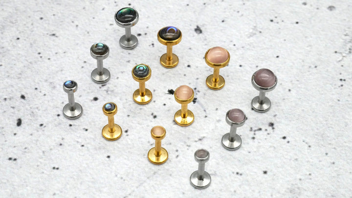 Push-In Piercing/Labret/Medusa/Tragus Chirurgenstahl - 1I/15