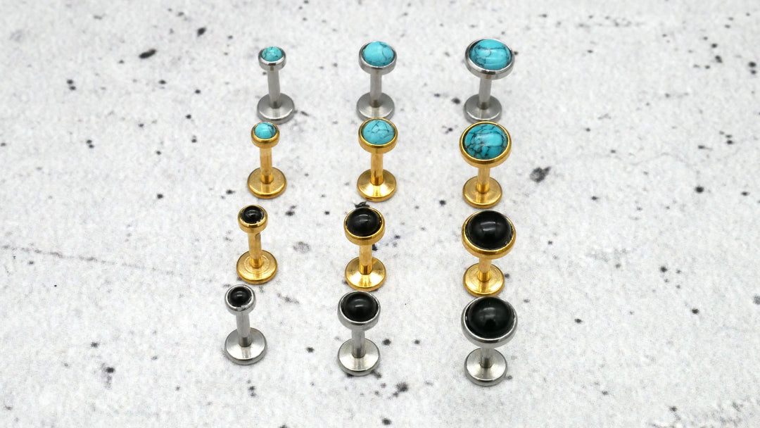 Push-In Piercing/Labret/Medusa/Tragus Chirurgenstahl - 1I/16