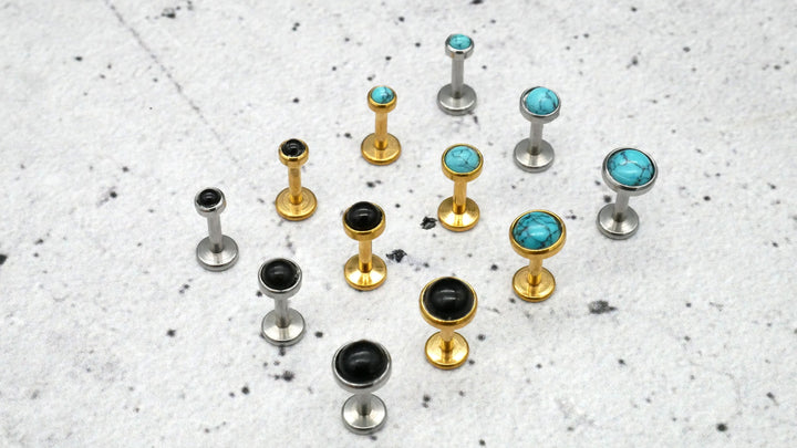 Push-In Piercing/Labret/Medusa/Tragus Chirurgenstahl - 1I/16