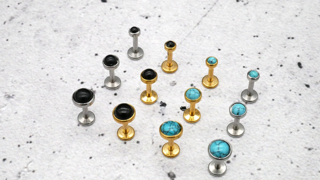 Push-In Piercing/Labret/Medusa/Tragus Chirurgenstahl - 1I/16
