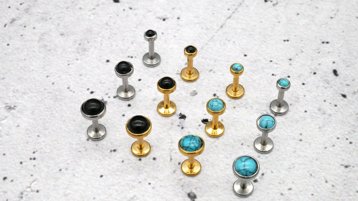 Push-In Piercing/Labret/Medusa/Tragus Chirurgenstahl - 1I/16