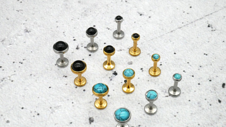 Push-In Piercing/Labret/Medusa/Tragus Chirurgenstahl - 1I/16