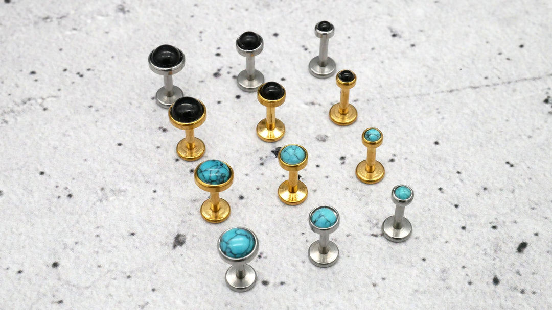 Push-In Piercing/Labret/Medusa/Tragus Chirurgenstahl - 1I/16