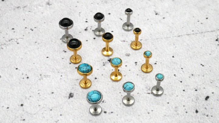 Push-In Piercing/Labret/Medusa/Tragus Chirurgenstahl - 1I/16