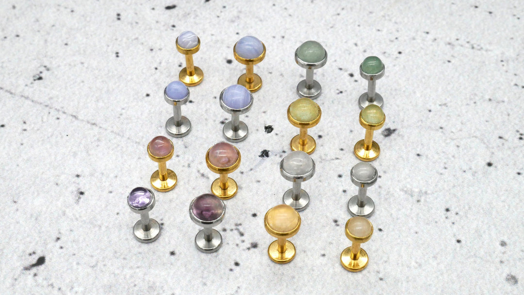 Push-In Piercing/Labret/Medusa/Tragus Chirurgenstahl - 1I/17