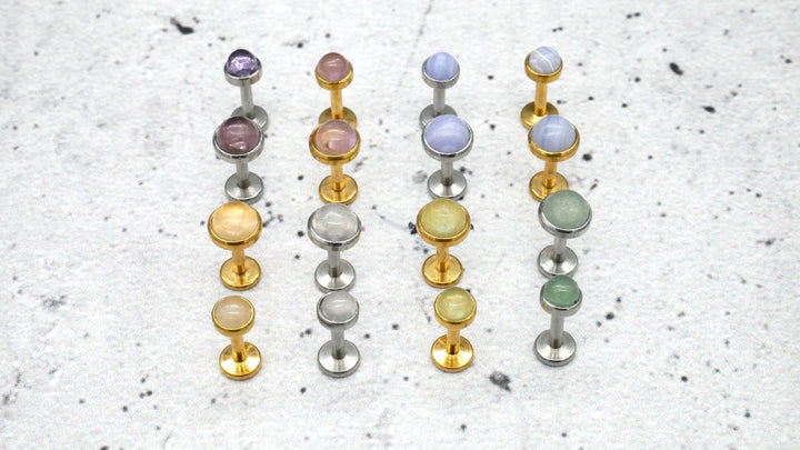 Push-In Piercing/Labret/Medusa/Tragus Chirurgenstahl - 1I/17