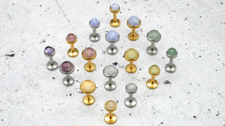 Push-In Piercing/Labret/Medusa/Tragus Chirurgenstahl - 1I/17