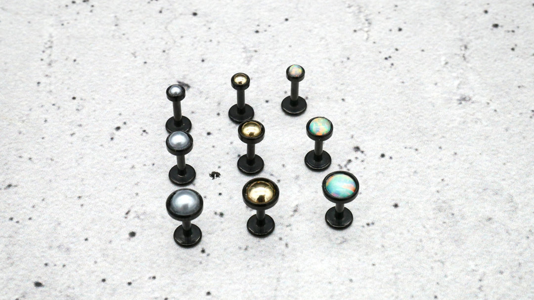 Push-In Piercing/Labret/Medusa/Tragus Chirurgenstahl - 1I/17