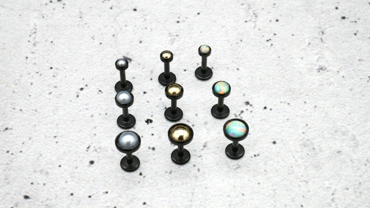 Push-In Piercing/Labret/Medusa/Tragus Chirurgenstahl - 1I/17