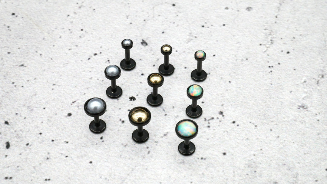 Push-In Piercing/Labret/Medusa/Tragus Chirurgenstahl - 1I/17