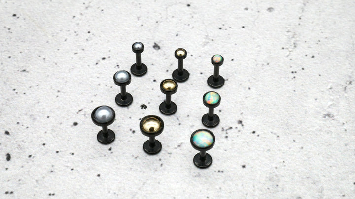 Push-In Piercing/Labret/Medusa/Tragus Chirurgenstahl - 1I/17